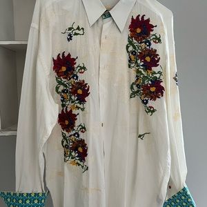 Robert Graham long sleeve shirt.  Size 3XL. Beautiful!